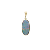 FINE OPAL DOUBLET OVAL PENDANT