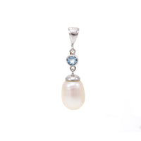 Round & Teardrop Pearl Pendant