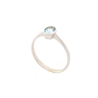 Small Oval Solitaire Ring