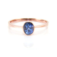 Small Oval Solitaire Ring