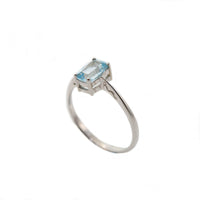 Large Rectangular Solitaire Ring