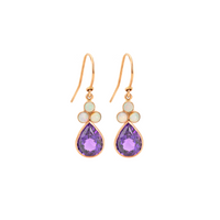 Teardrop & Trefoil Earrings