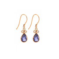 Teardrop & Trefoil Earrings