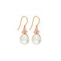 Teardrop & Trefoil Earrings