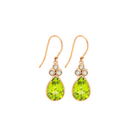 Teardrop & Trefoil Earrings