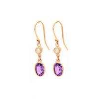 Mixed Double Drop Earrings