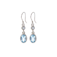 Mixed Double Drop Earrings