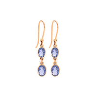 Iolite Double Drop Earrings