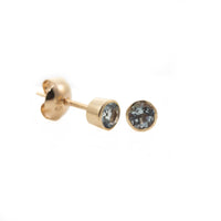 Small Round Stud Earrings