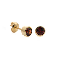 Small Round Stud Earrings