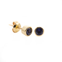 Small Round Stud Earrings