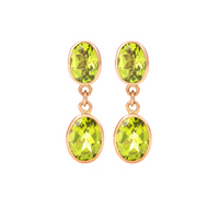 Small Double Drop Earrings