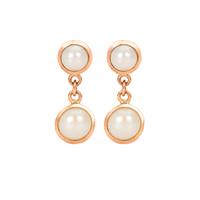 Small Double Drop Earrings