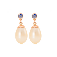 Stud & Teardrop Pearl Earrings