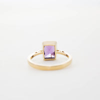 Large Rectangular Solitaire Ring