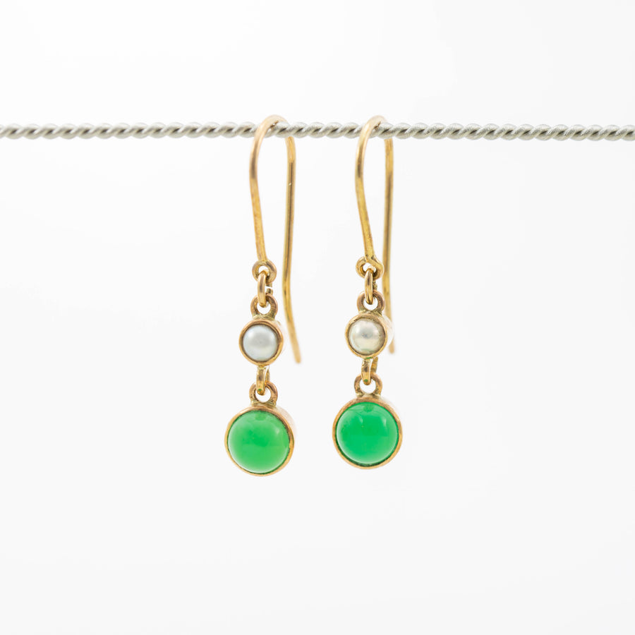 Mixed Double Drop Earrings