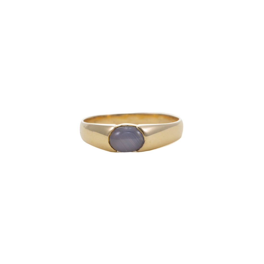 Star Sapphire Solitaire Ring