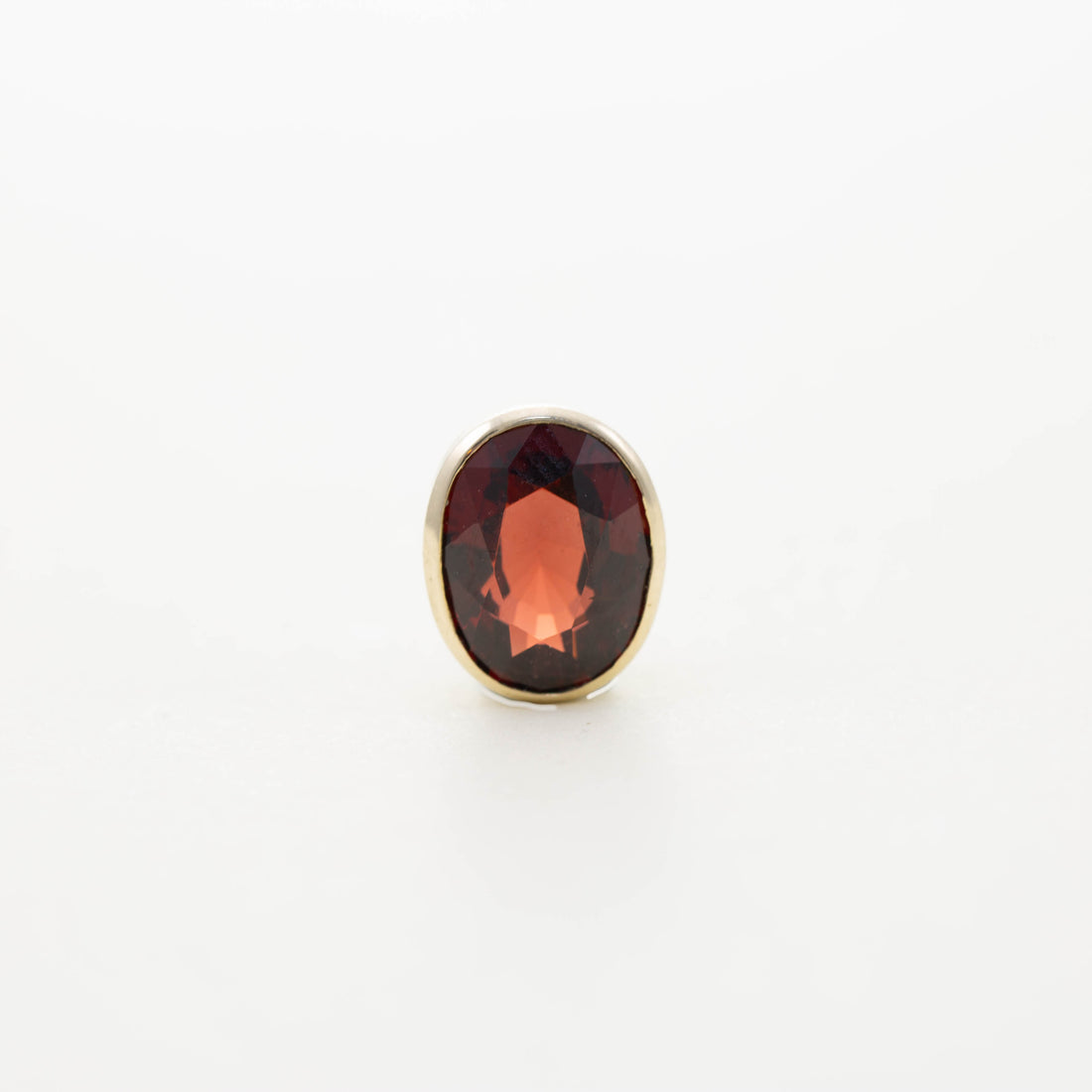 Oval Garnet Pendant