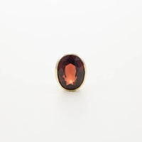 Oval Garnet Pendant