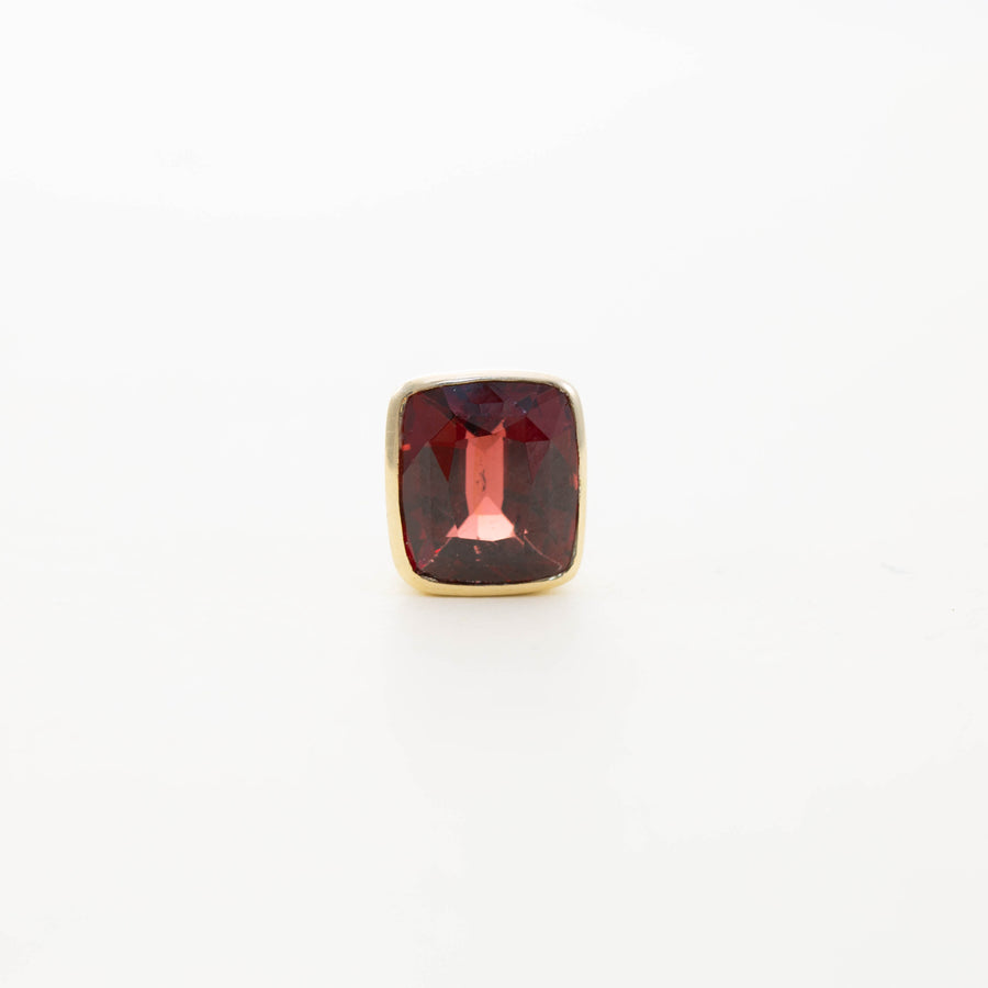 Square Garnet Pendant