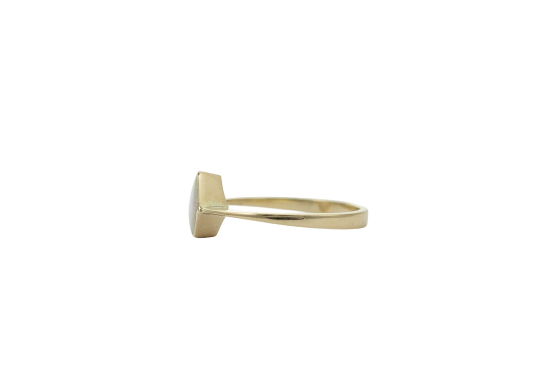 Kite Shaped Solitaire Ring
