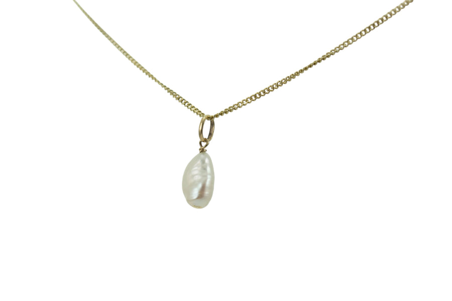 Freeform Pearl Pendant