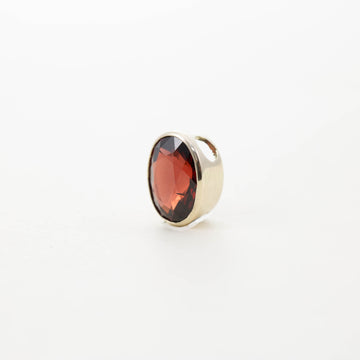 Oval Garnet Pendant