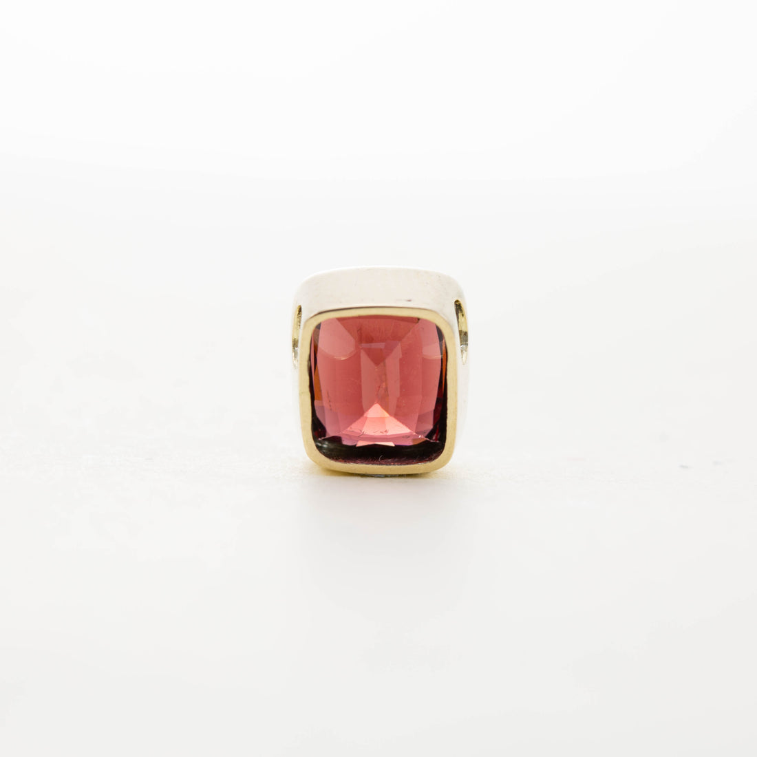 Square Garnet Pendant