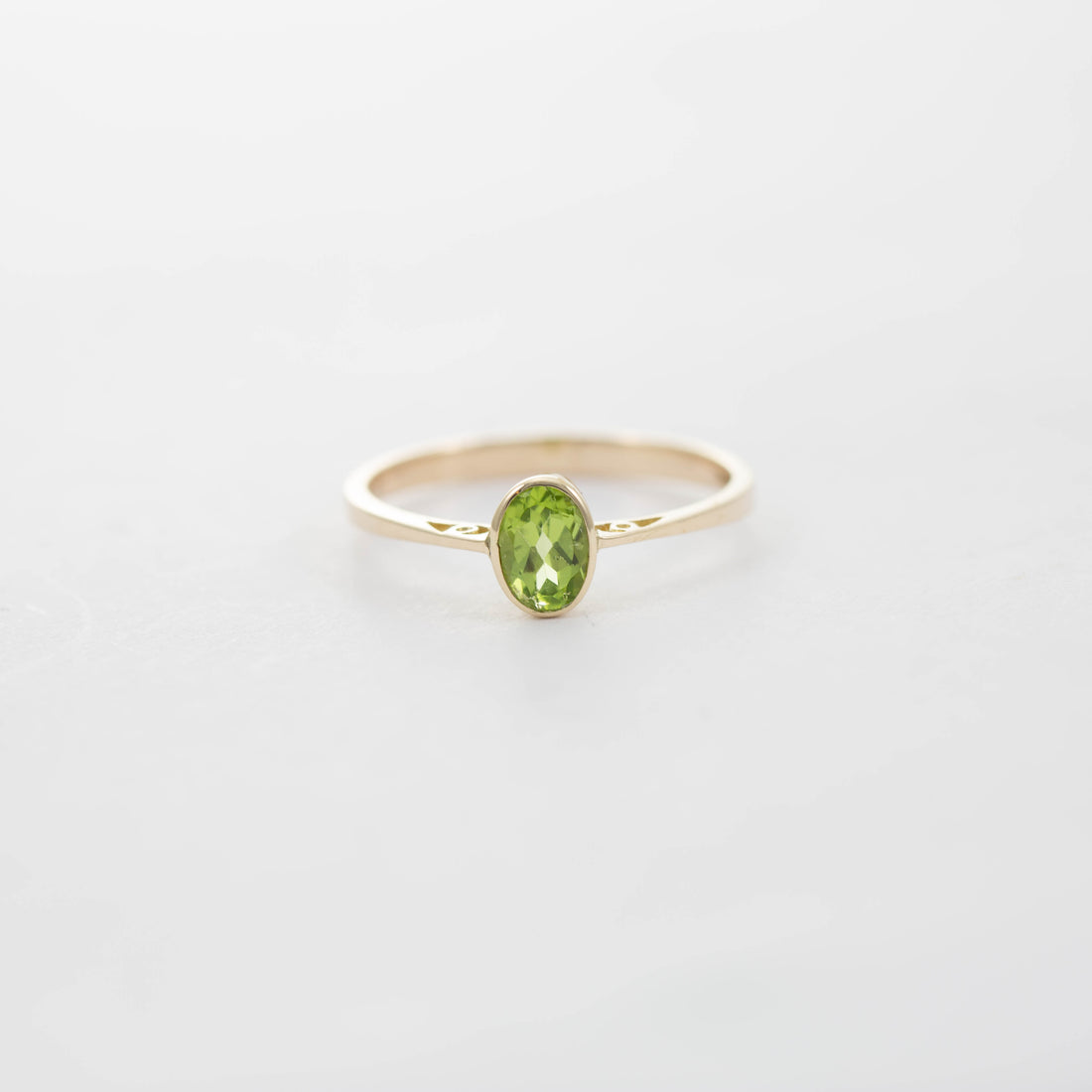 Small Oval Solitaire Ring