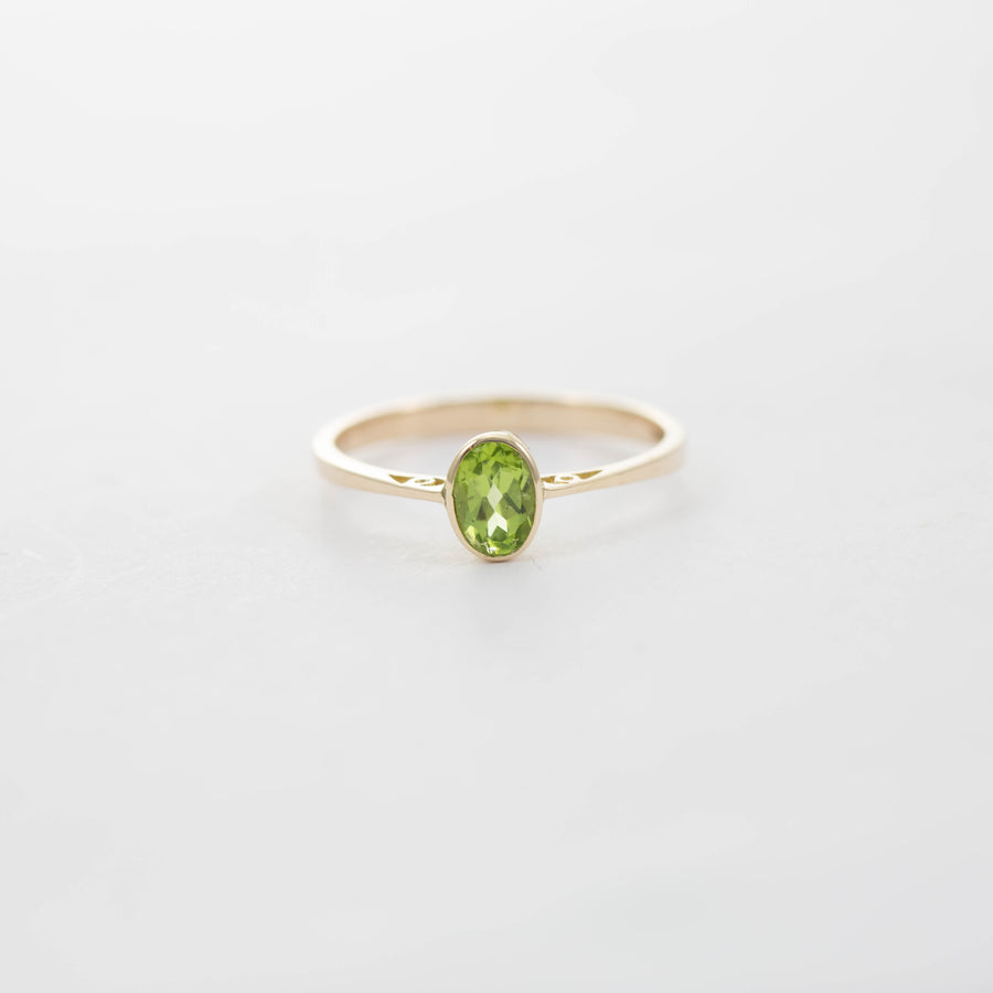 Small Oval Solitaire Ring