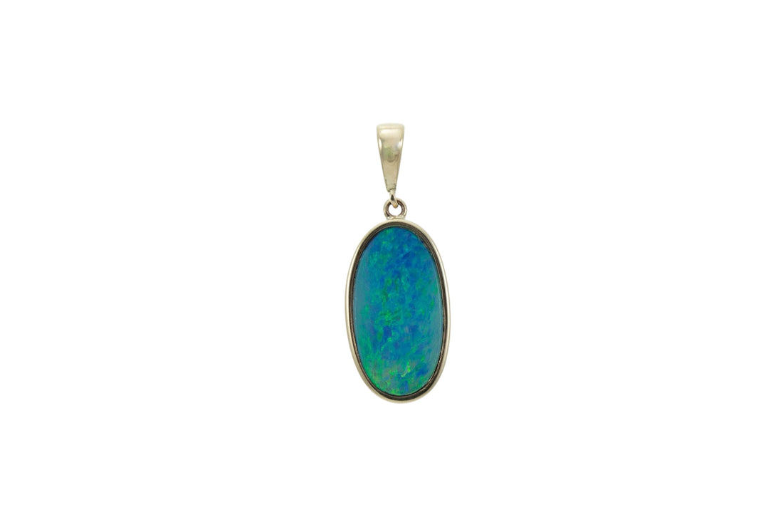 FINE OPAL DOUBLET SLIM PENDANT