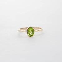 Medium Oval Solitaire Ring