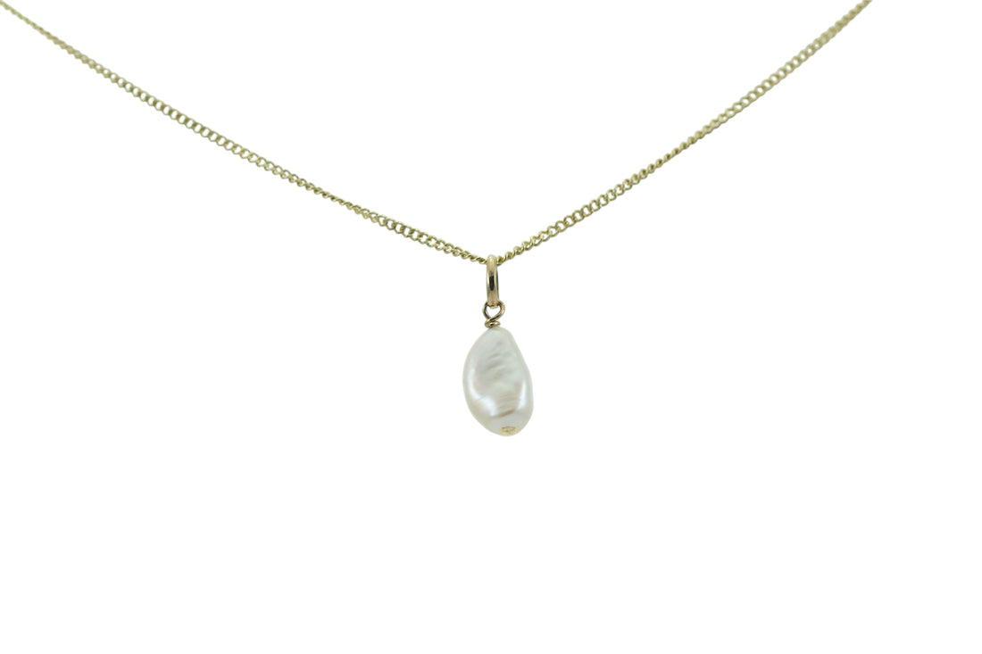 Freeform Pearl Pendant