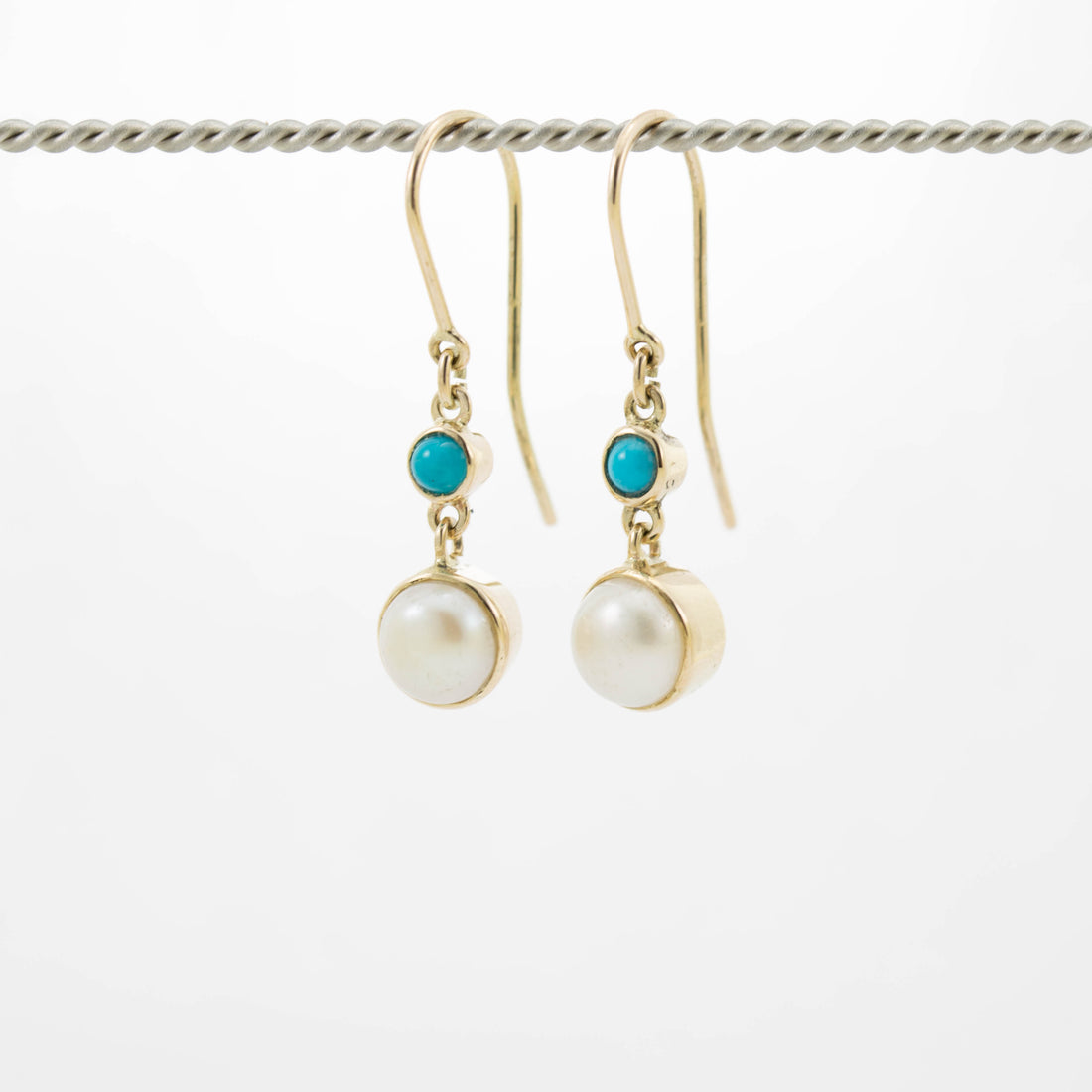 Mixed Double Drop Earrings