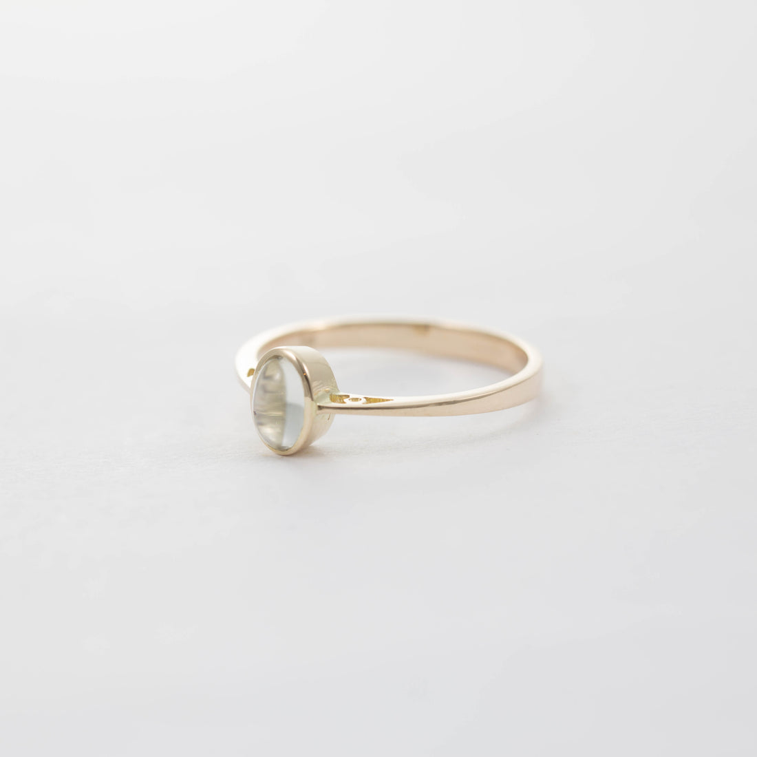 Small Oval Solitaire Ring