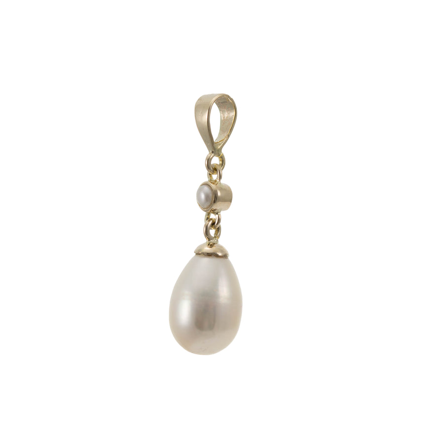 Round & Teardrop Pearl Pendant