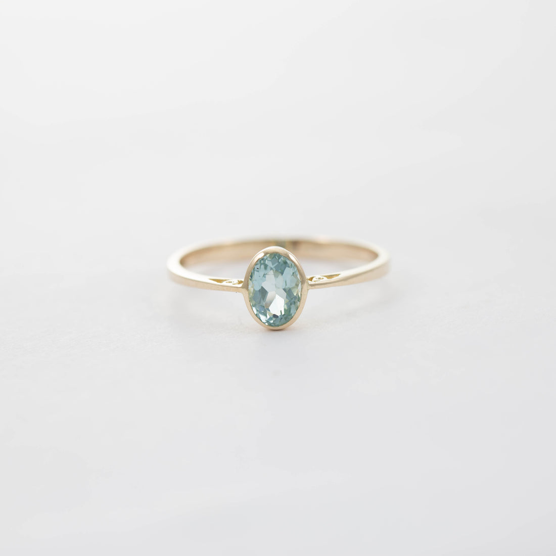 Small Oval Solitaire Ring