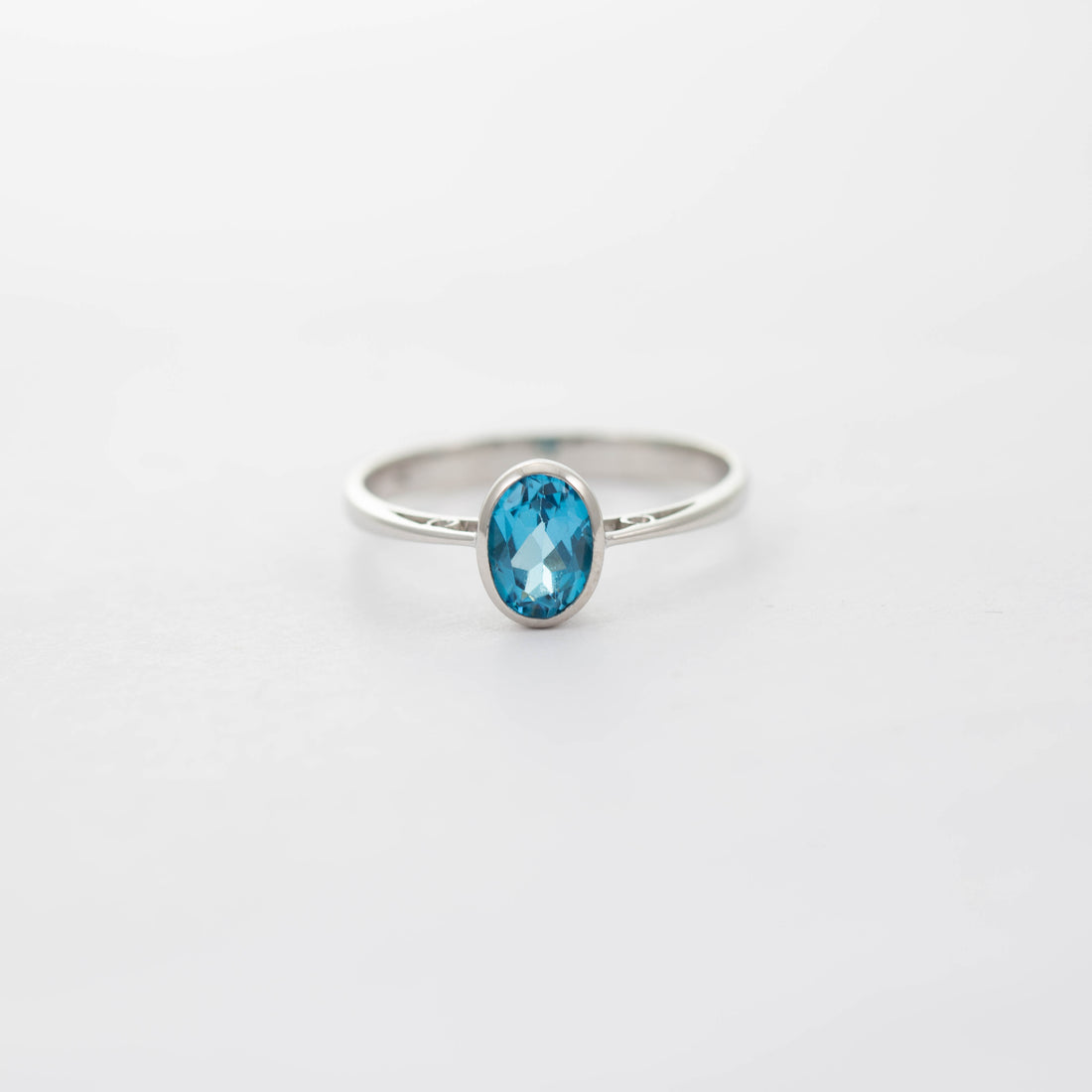 Small Oval Solitaire Ring