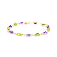 Bezel Set Bracelet