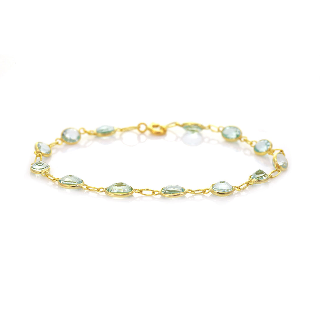 Bezel Set Bracelet