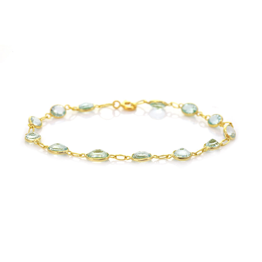 Bezel Set Bracelet