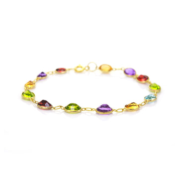 Bezel Set Bracelet