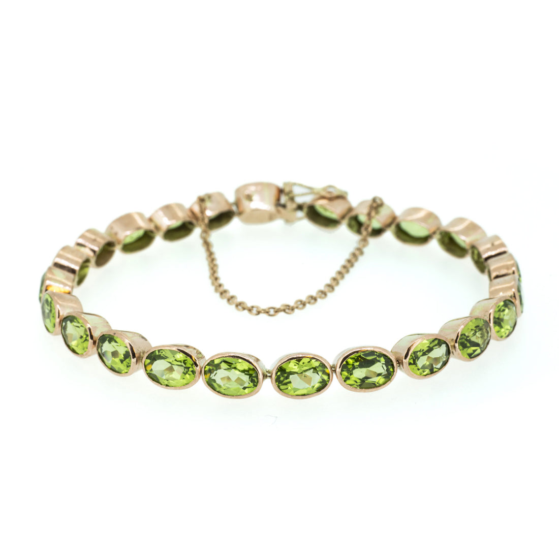 Oval Collet Set Bracelet