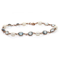 Mixed Stone Bezel Set Bracelet