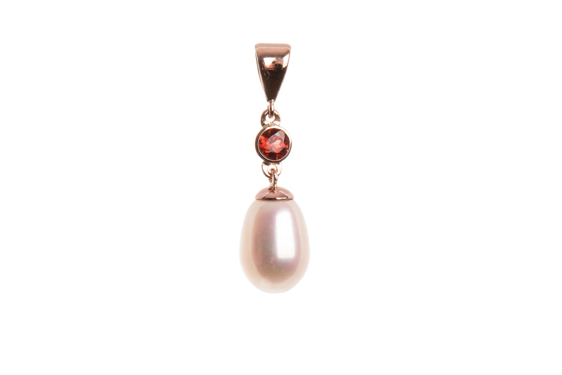 Round & Teardrop Pearl Pendant