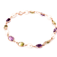 Mixed Stone Bezel Set Bracelet