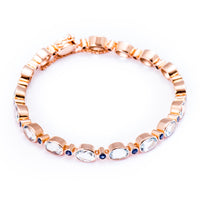 Oval & Round Mixed Stone Bracelet