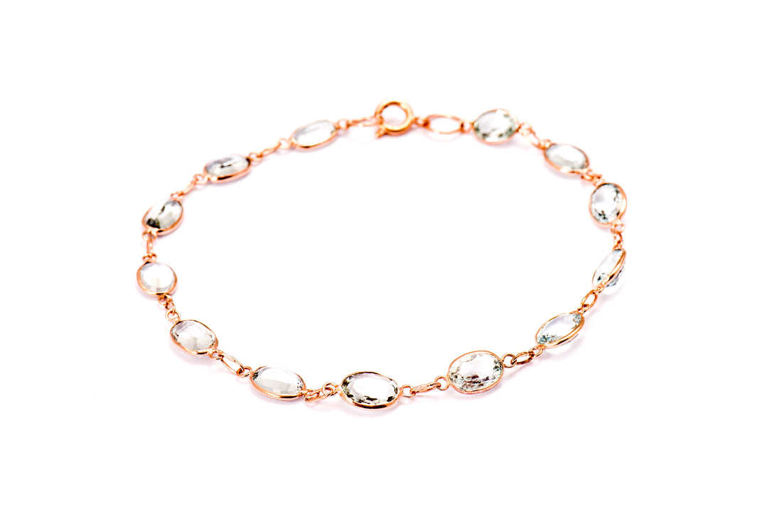 Bezel Set Bracelet