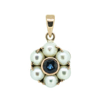 Circular Pearl Cluster Pendant