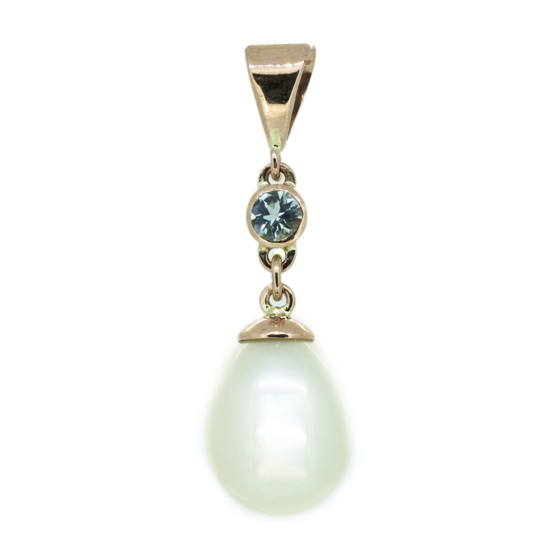 Round & Teardrop Pearl Pendant